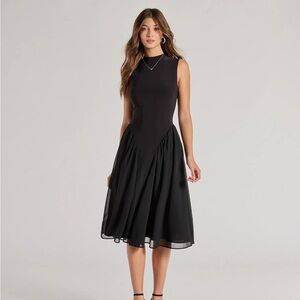 NWT Windsor drop waist midi dress